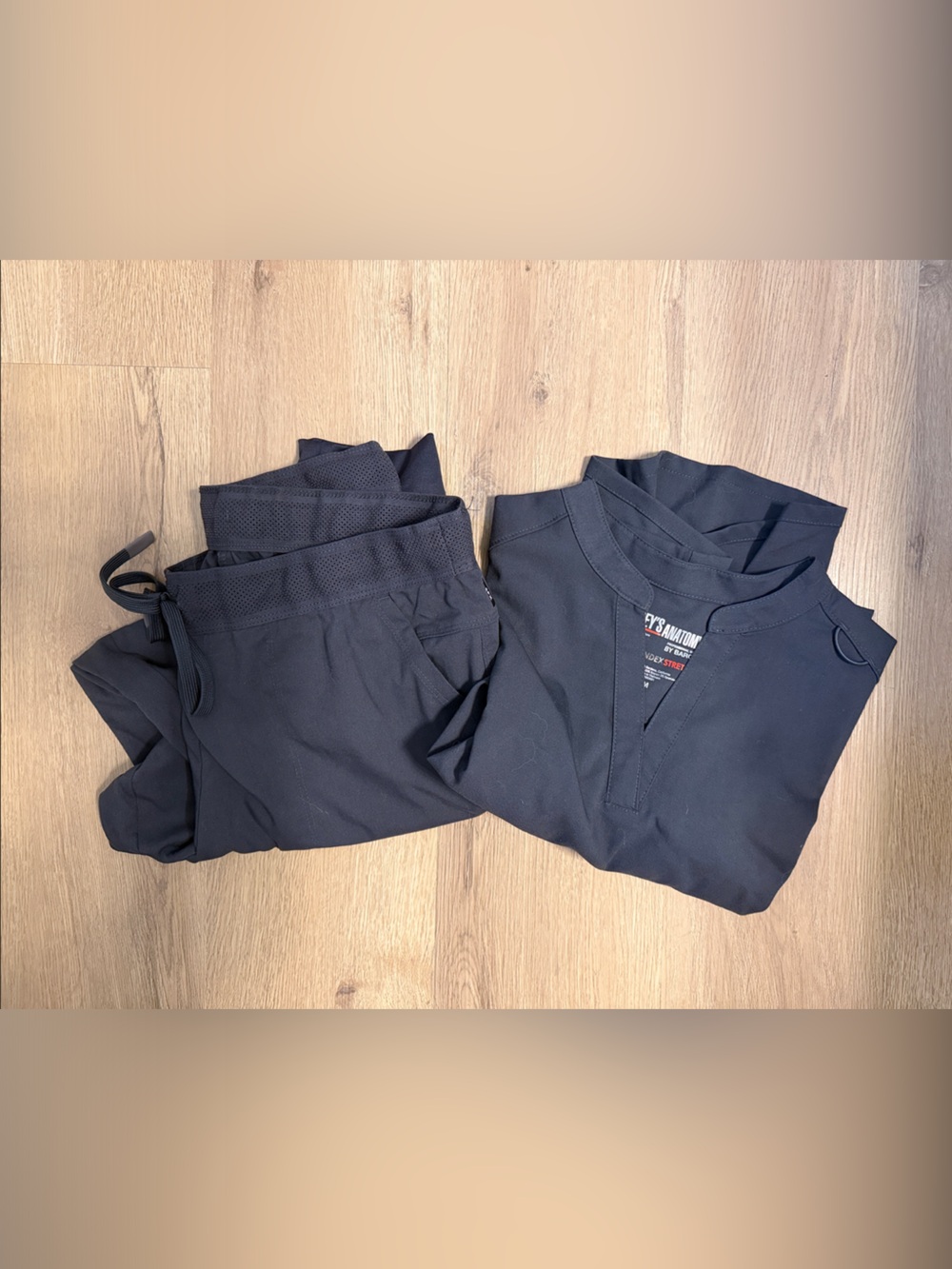 Grey's Anatomy Charcoal Gray Track Jogger Pants